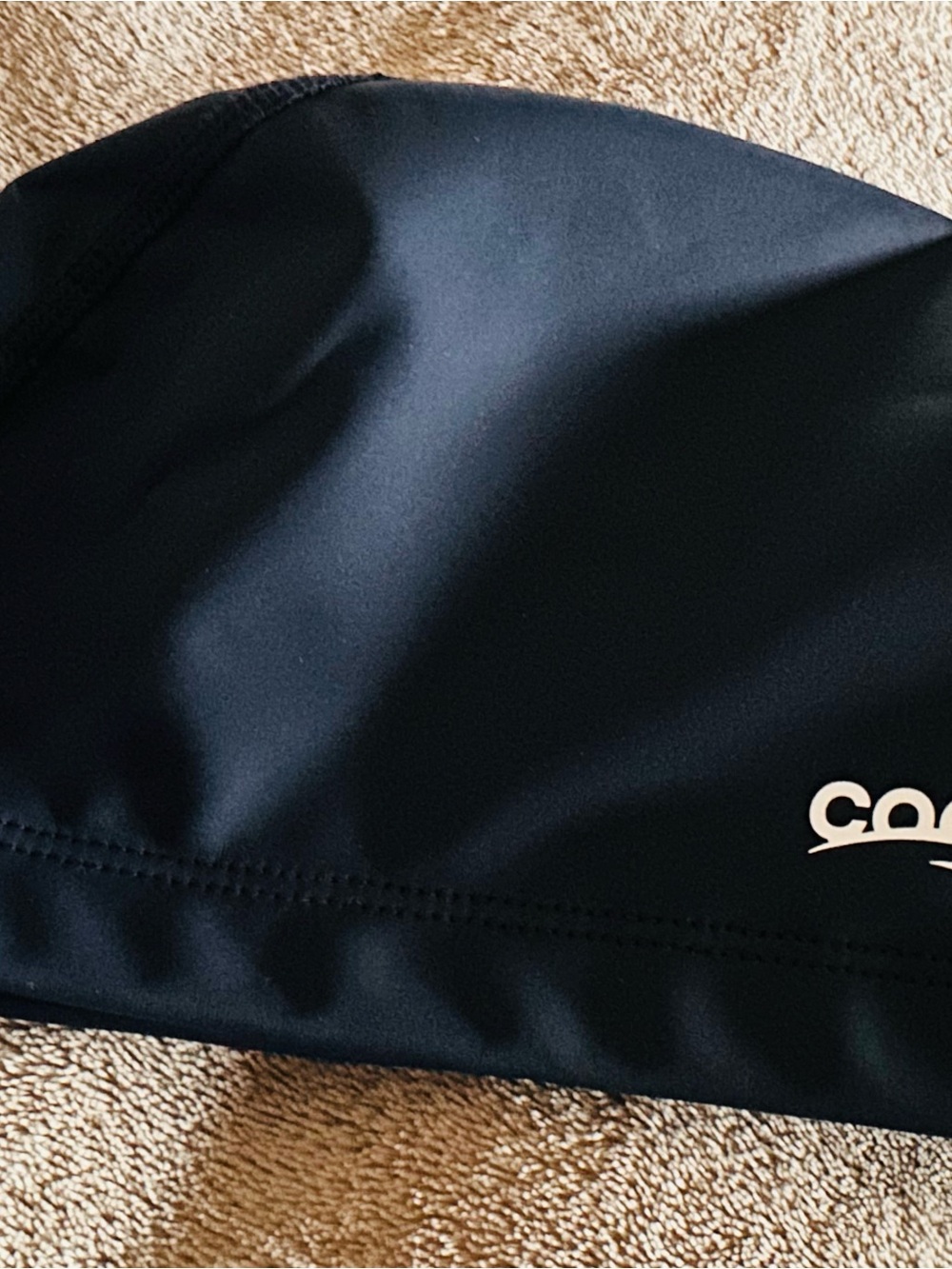 Coolmate Black Swim Cap